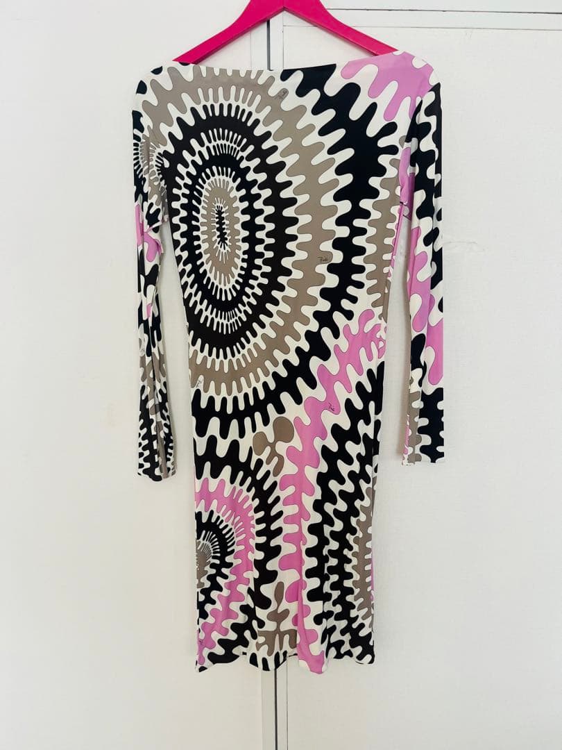 EMILIO PUCCI／長袖ワンピース／36／美品