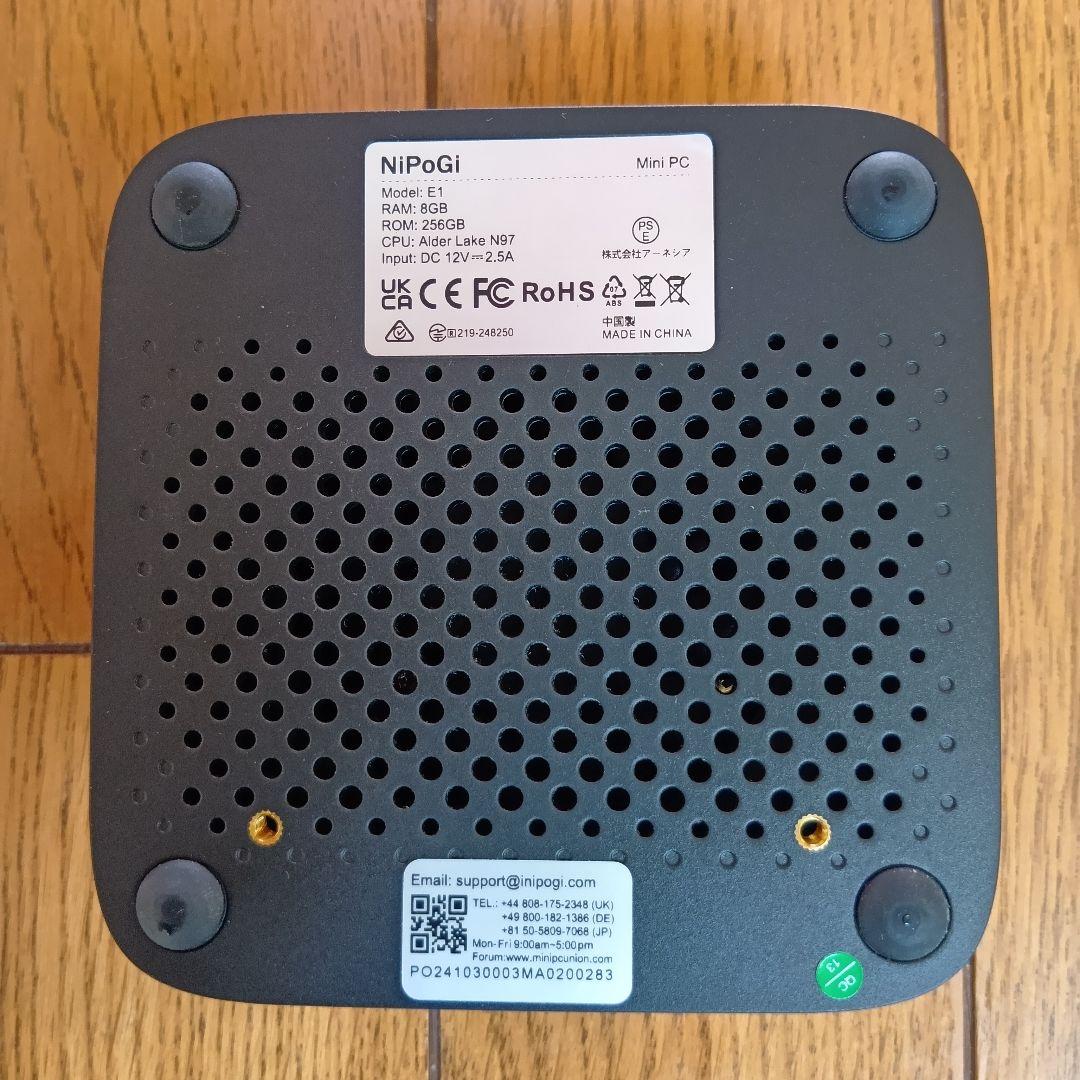 Intel Mini PC ブラック