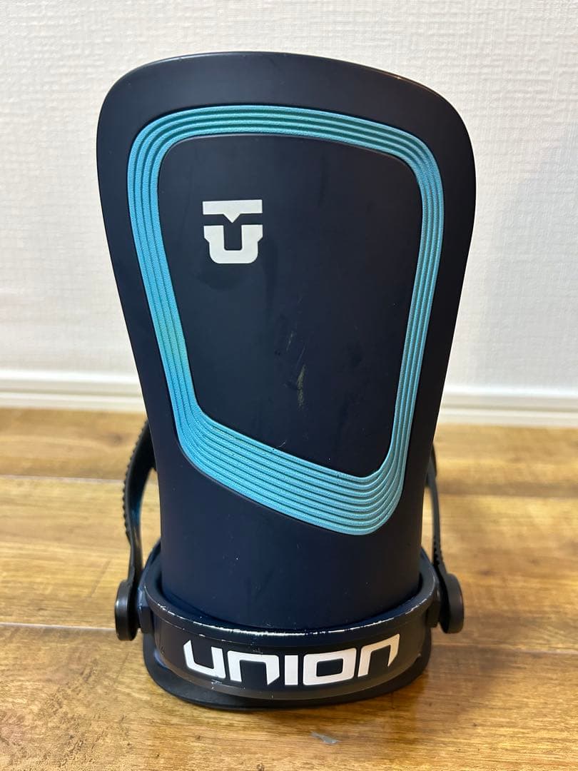 UNION スノーボードビンディング 黒/青