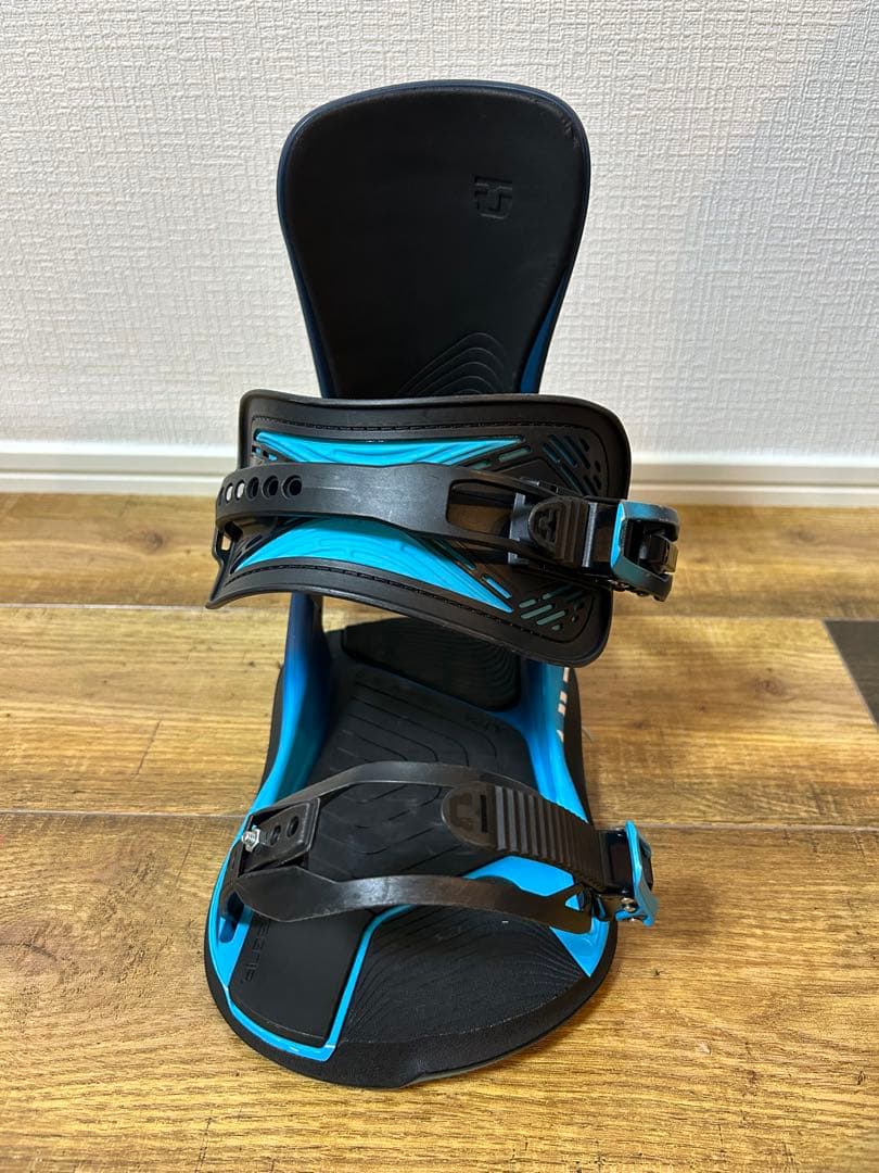 UNION スノーボードビンディング 黒/青