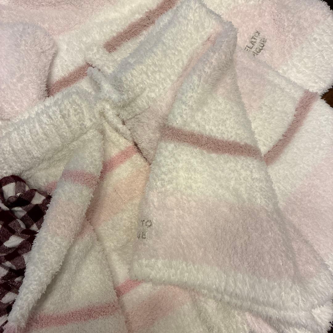 ジェラートピケ　パジャマセット チェック柄/ストライプ　正規品　本日値下げ