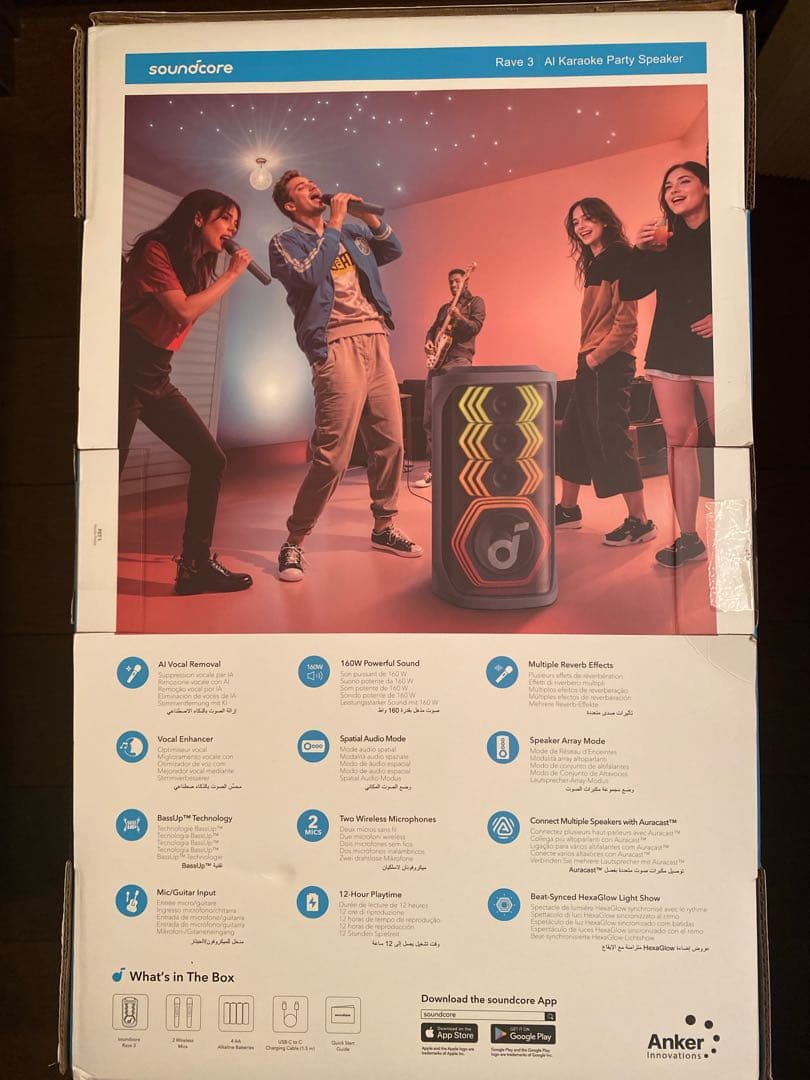 soundcore Rave 3 ワイヤレススピーカー