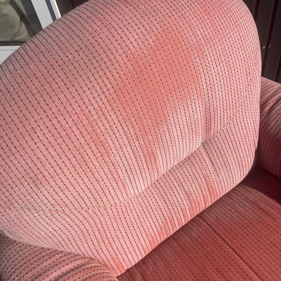 北欧レトロ ミッドセンチュリー 1人掛けソファー アームチェア ピンク