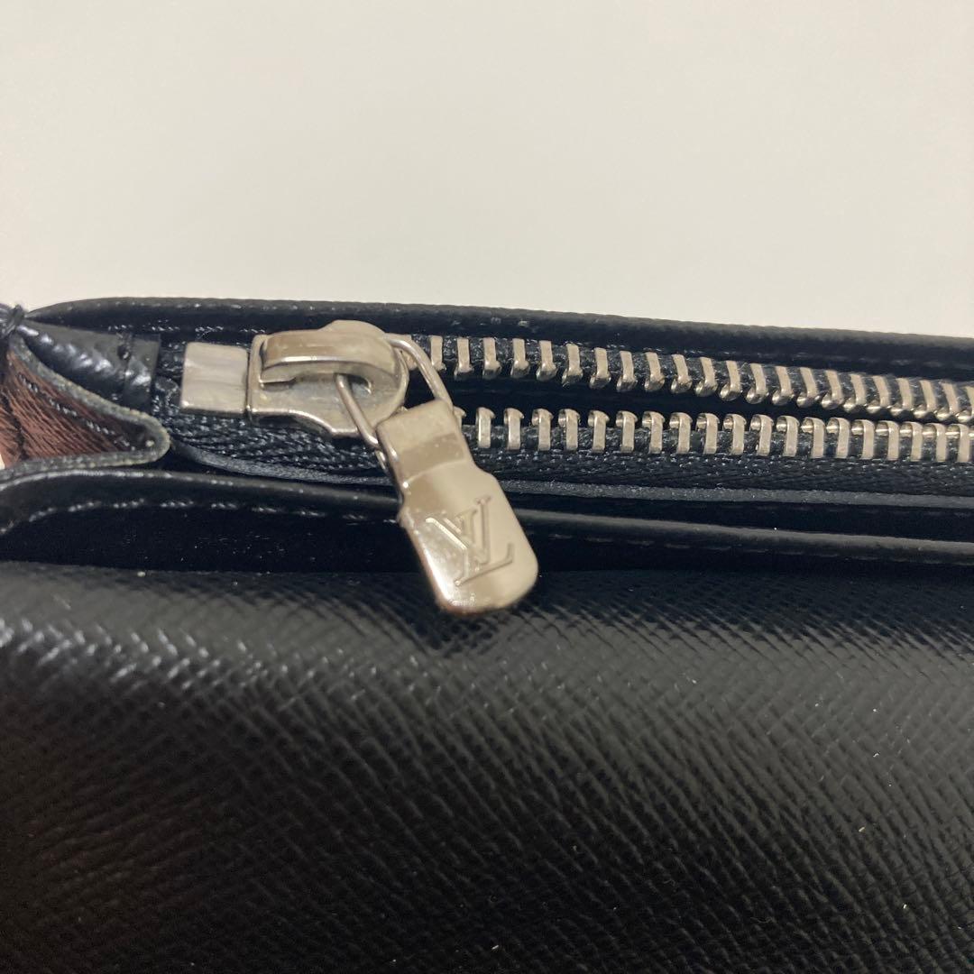 美品Louis Vuitton ダミエ ブラック 長財布　二つ折り　ウォレット