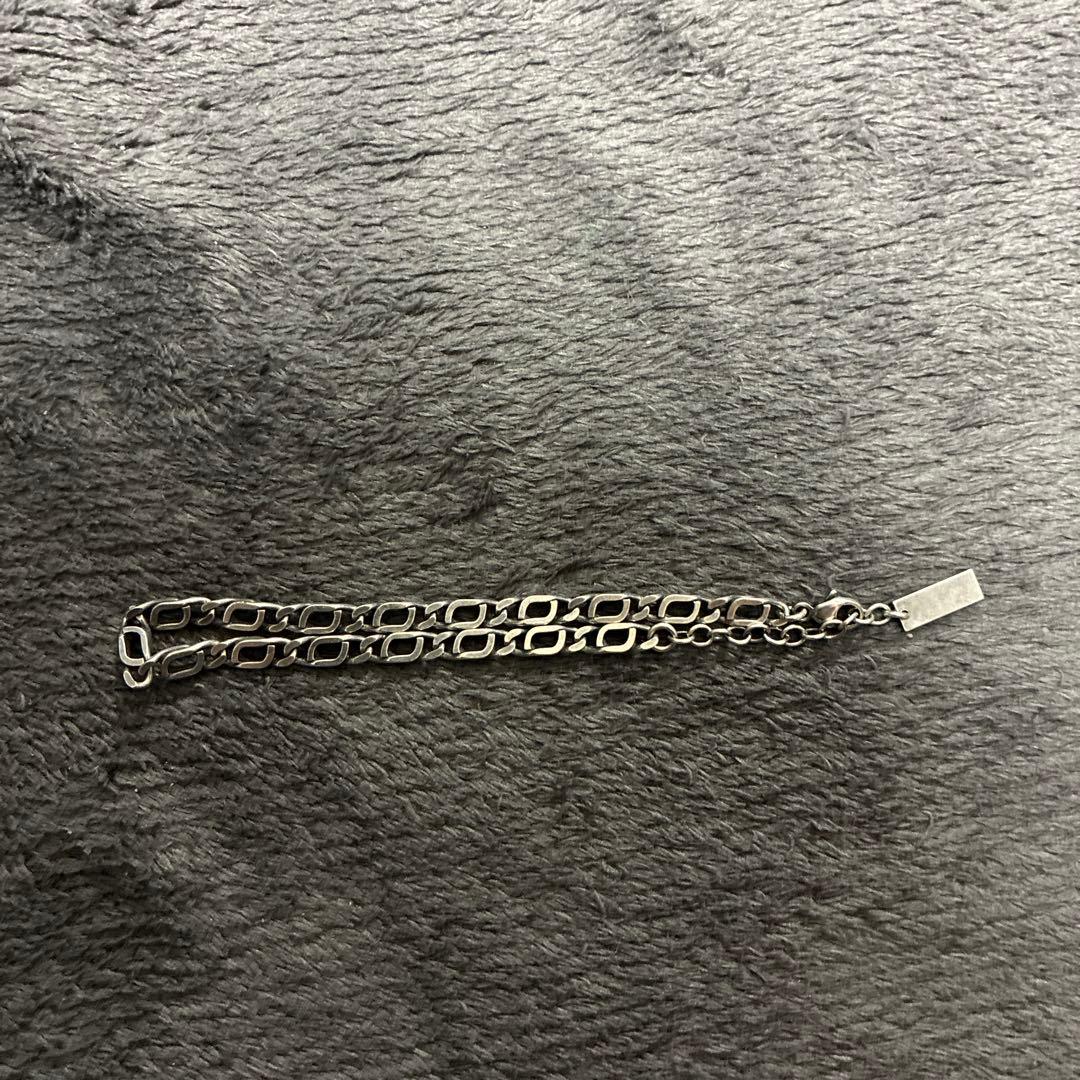 サンローラン　ブレスレット　シルバー　銀色　0712