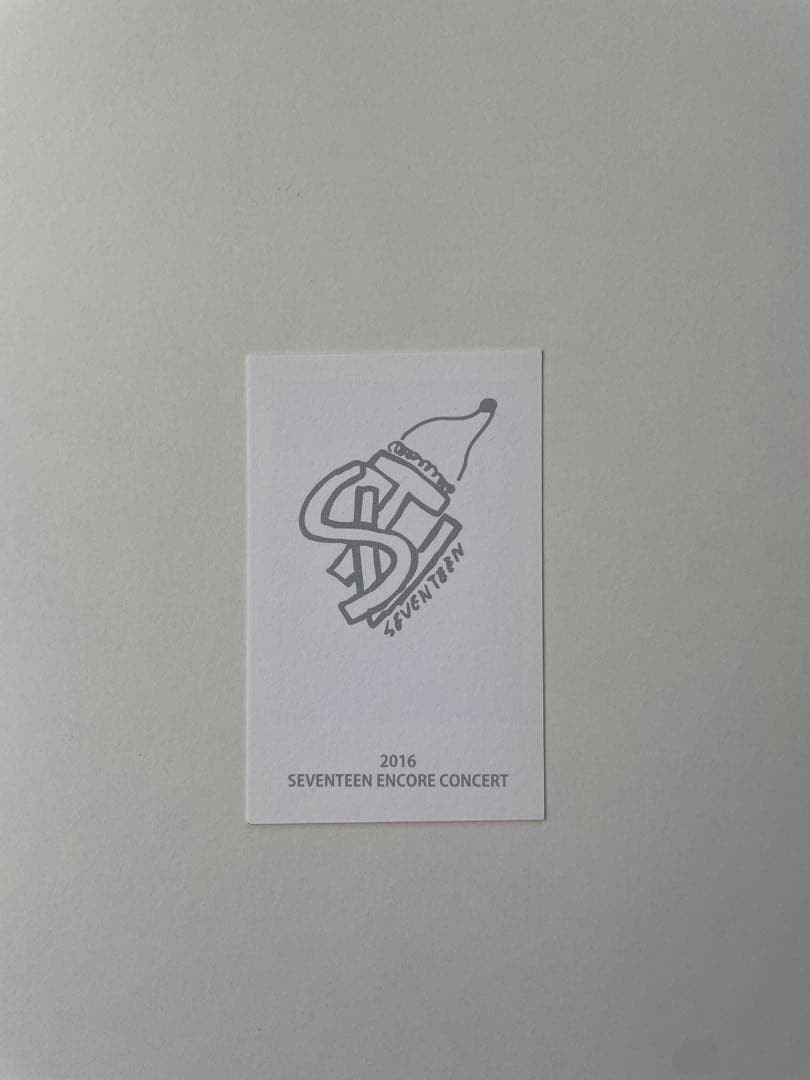 2016 SEVENTEEN ENCORE CONCERT フォトカードセットA