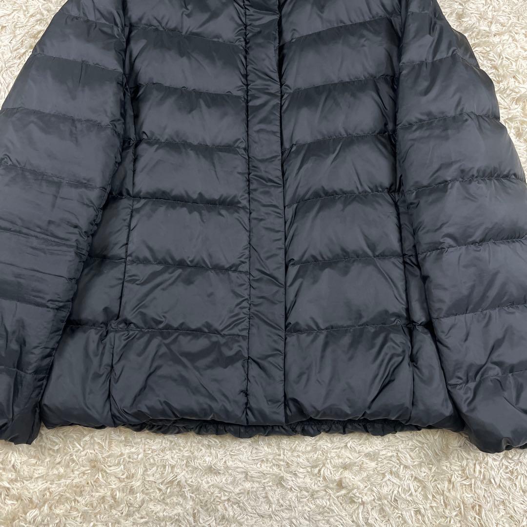 23区 シレータフタ ダウンジャケット 黒 フード取外し可 42 XLサイズ