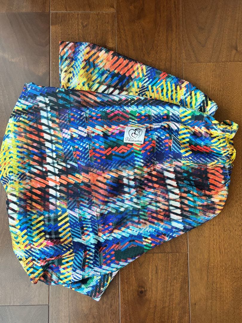 pikimama スリング　旧Mサイズ　カラー:aquaチェック