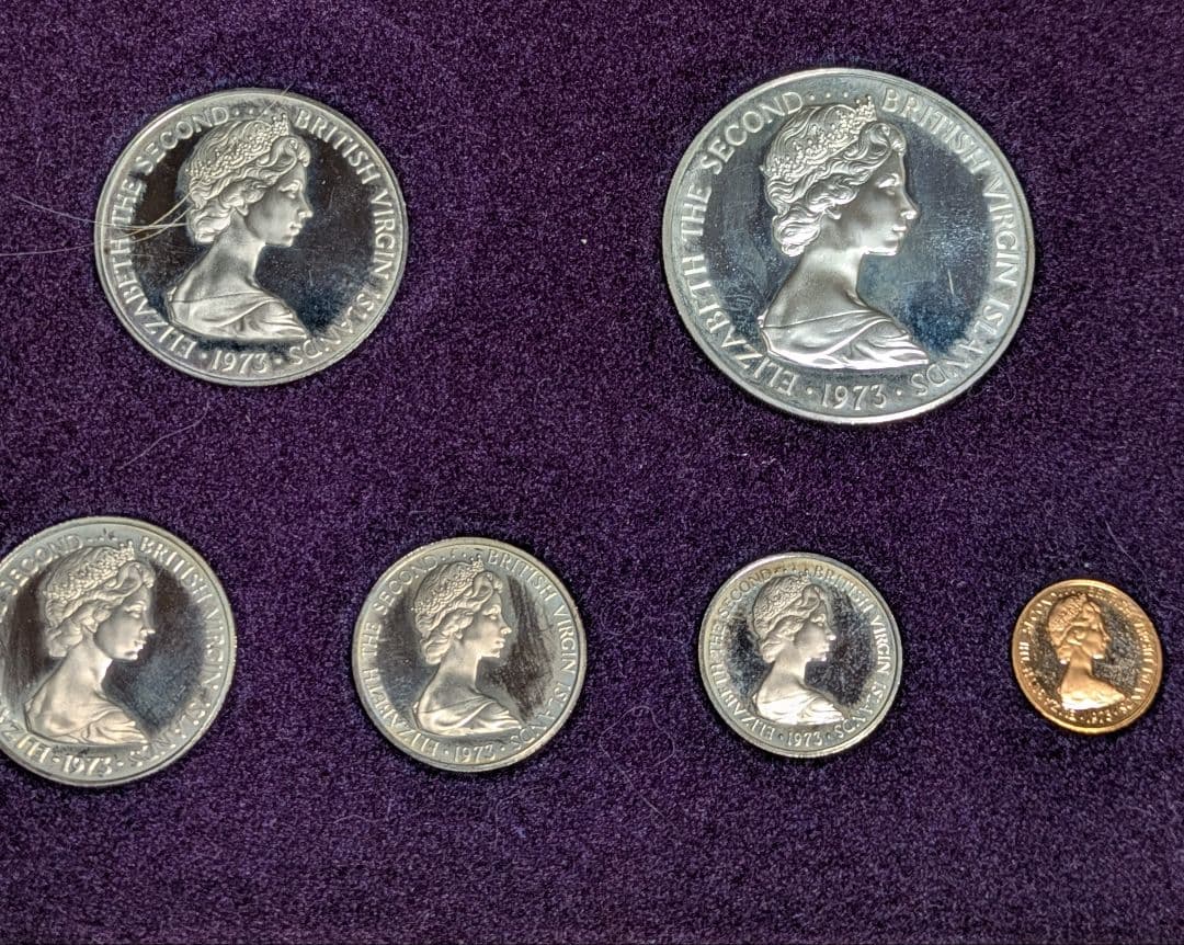 1973年イギリス領ヴァージン諸島 フランクリンミントセット