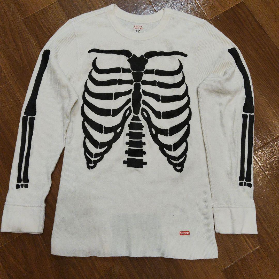 Supreme スケルトンロングスリーブTシャツ　サーマル　ボーン　骨　スカル