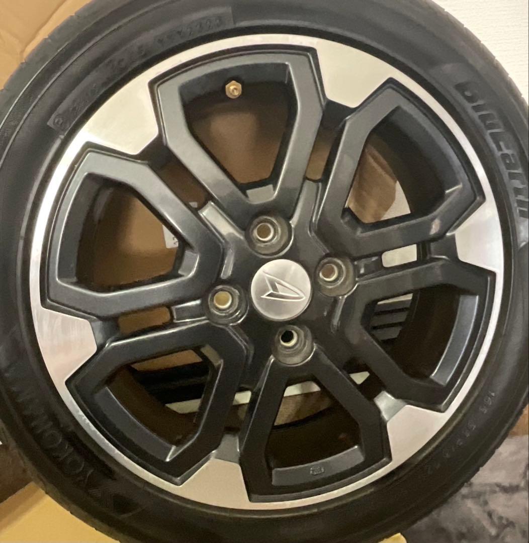 美品ダイハツ純正15インチヨコハマBlueEarth 165 55 15 4個組