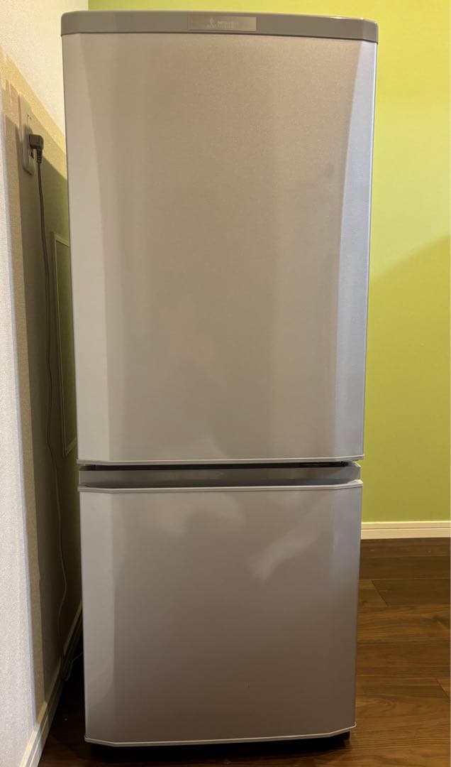 【送料込】2ドア三菱冷凍冷蔵庫 MR-P15A-S