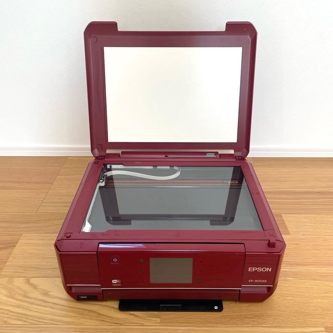 【ジャンク品】EPSON EP-805AR インクジェットプリンター レッド