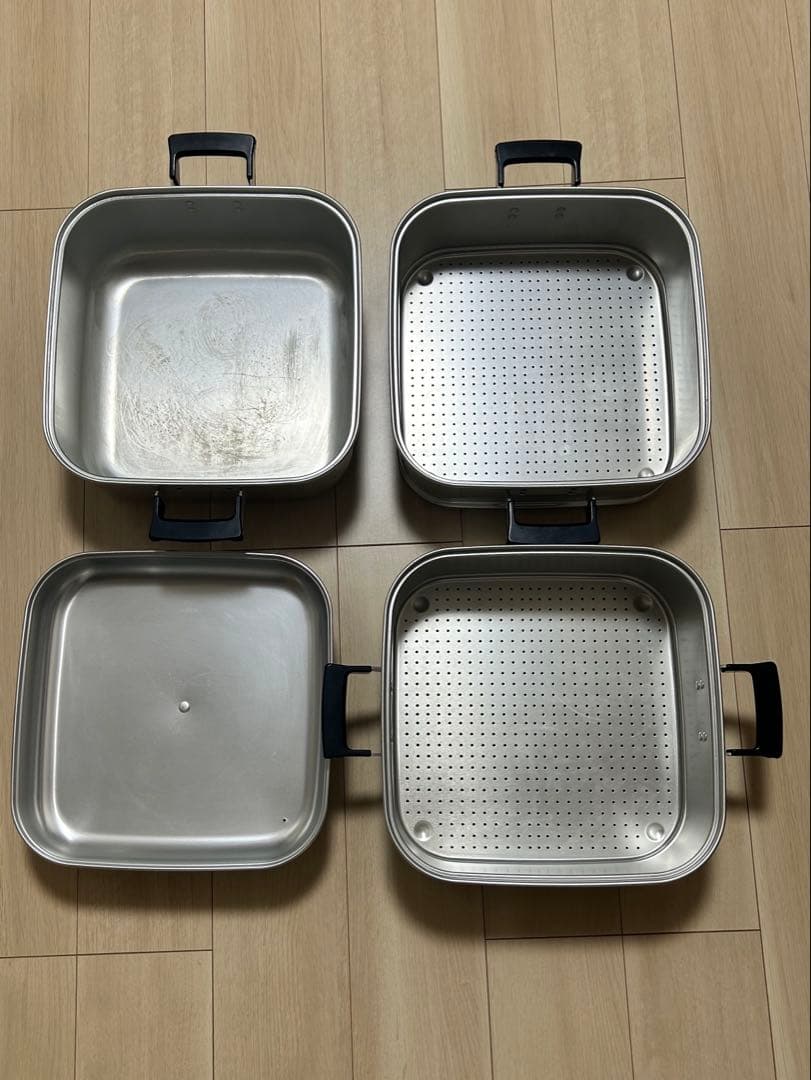 アカオアルミ 角蒸二重 33cm