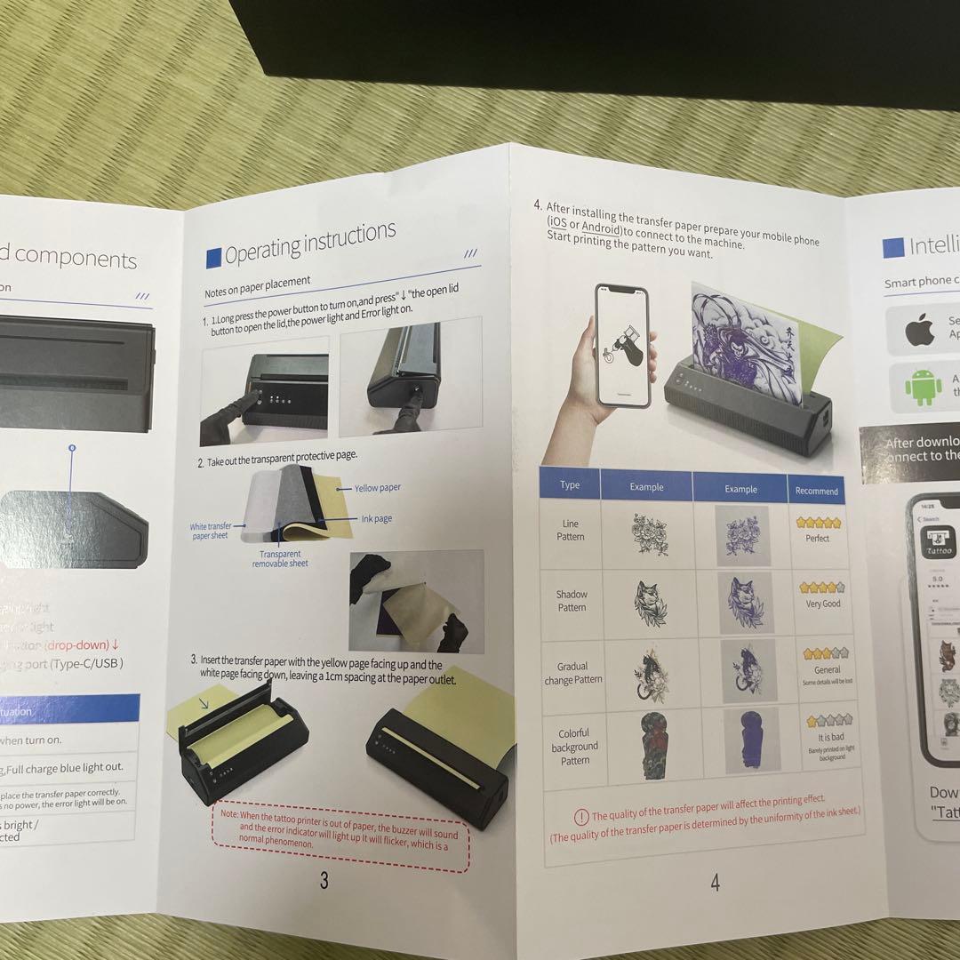 m*様 タトゥー 下絵転写用 サーマルコピー機