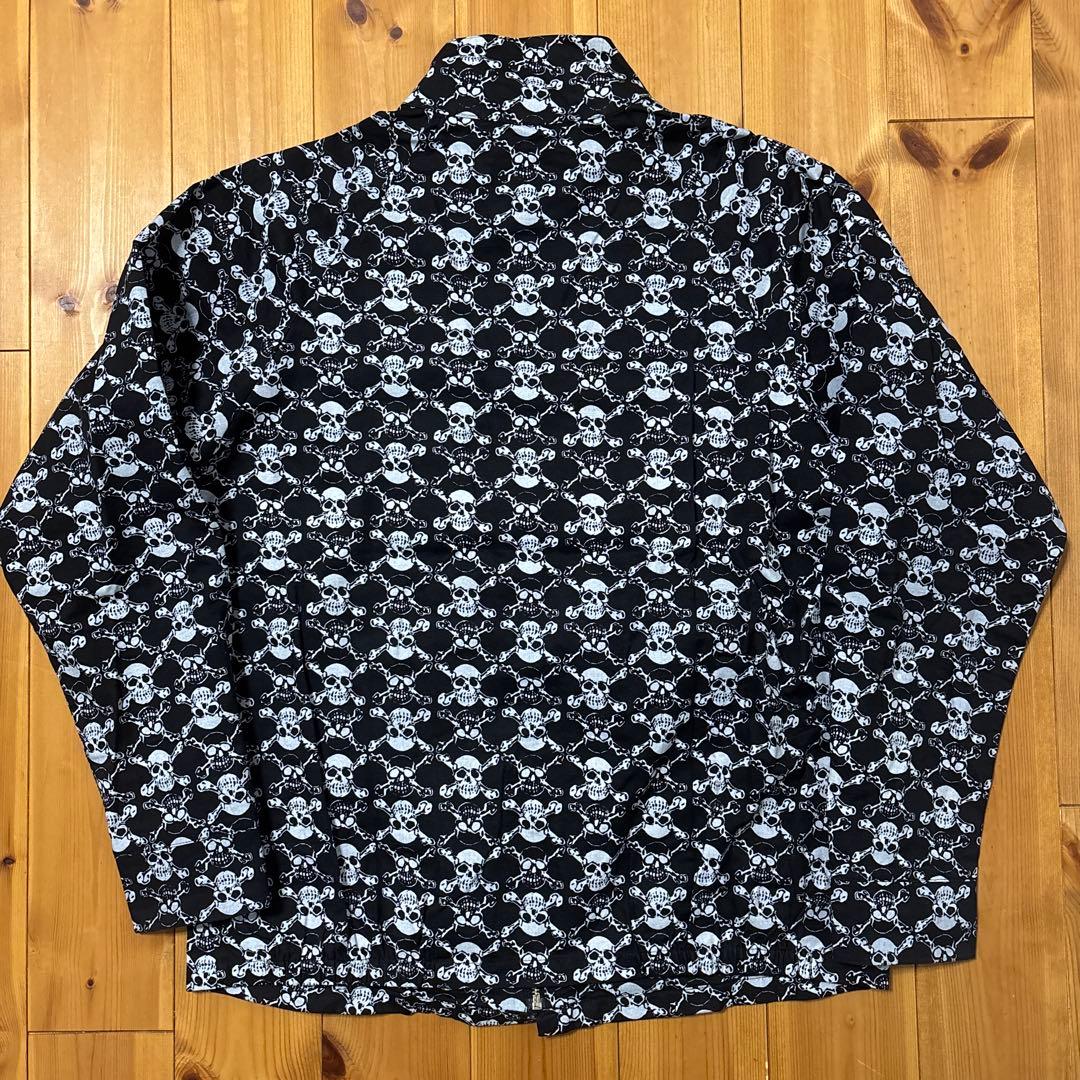 【LIFE'S A BEACH 】スカル柄スウィングトップ L