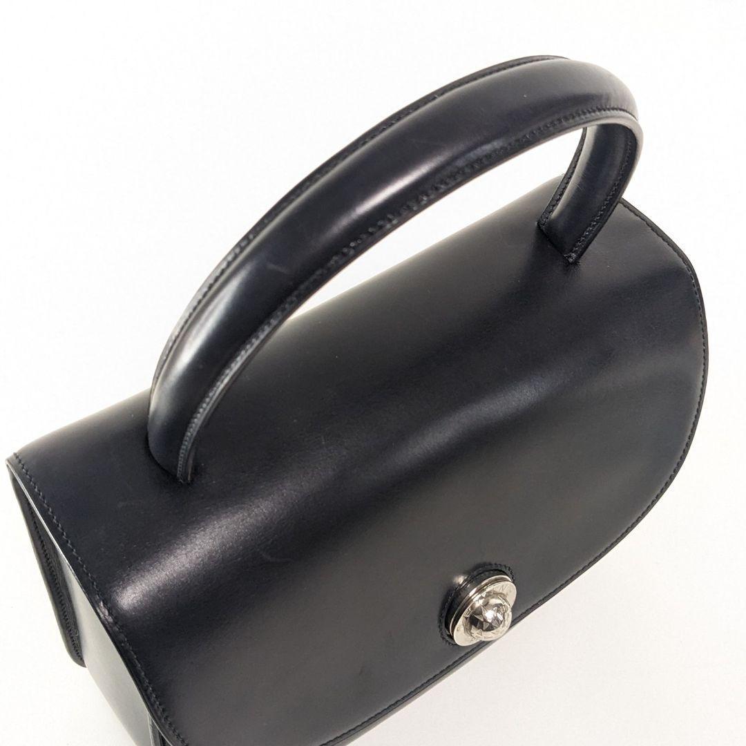 美品　CELINE　セリーヌ　ハンドバッグ　トップハンドル　レザー　スターボール