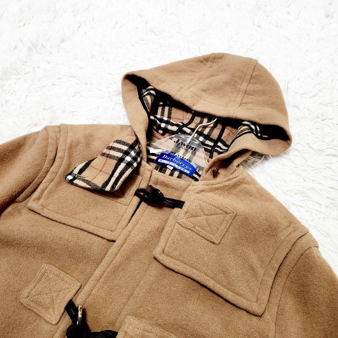 BURBERRY バーバリーブルーレーベル ノバチェック ダッフルコート 40