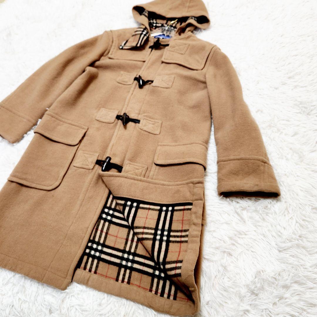 BURBERRY バーバリーブルーレーベル ノバチェック ダッフルコート 40