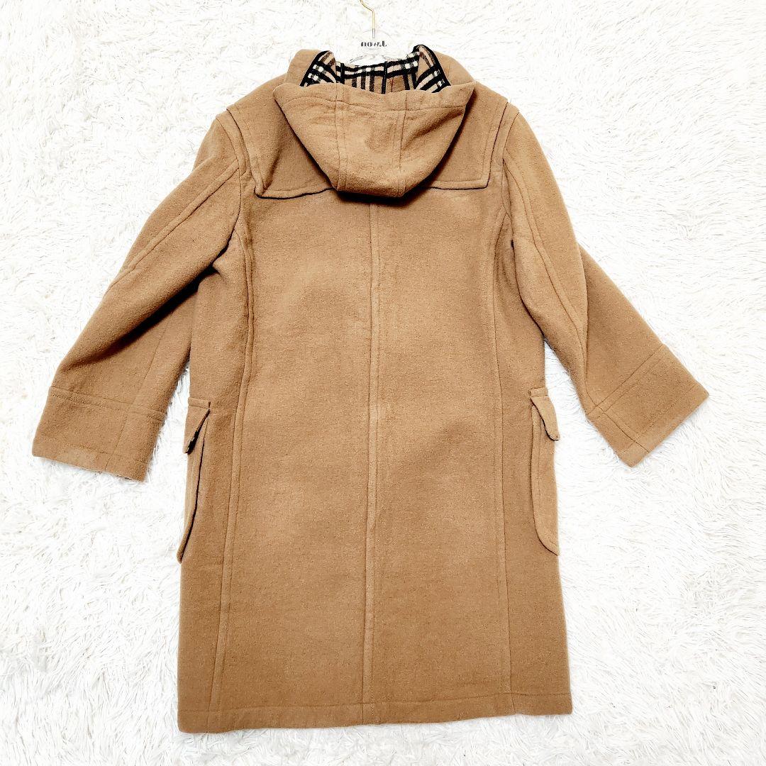 BURBERRY バーバリーブルーレーベル ノバチェック ダッフルコート 40