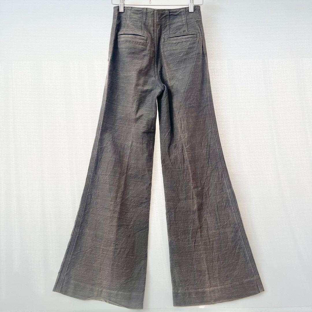 フミカウチダfumikauchidaフレアデニム34ワイドデニム