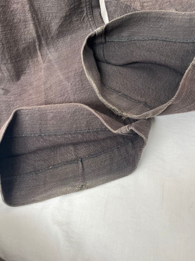 フミカウチダfumikauchidaフレアデニム34ワイドデニム