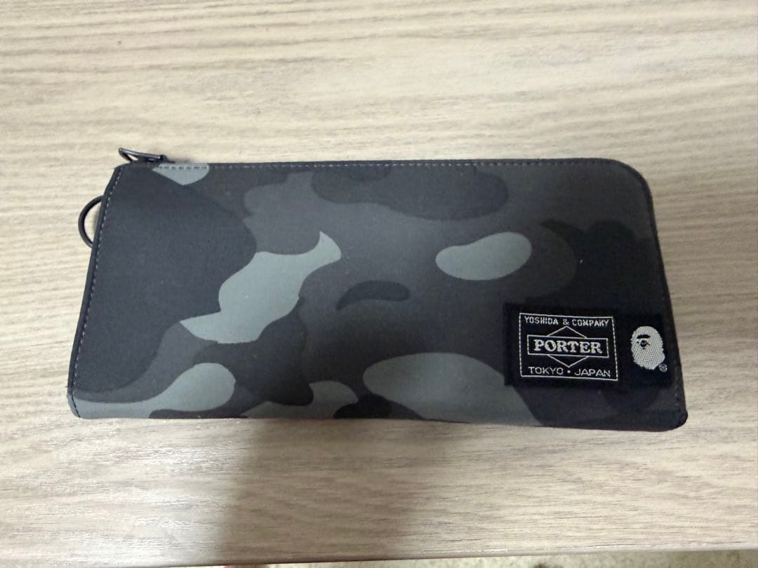 【BAPE X PORTER】COLOR CAMO ロングウォレット