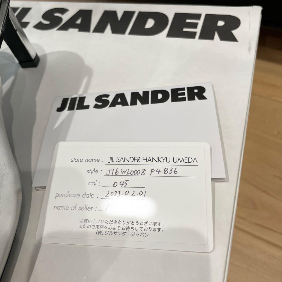 kai！jil sander バックストリングパンプス 35
