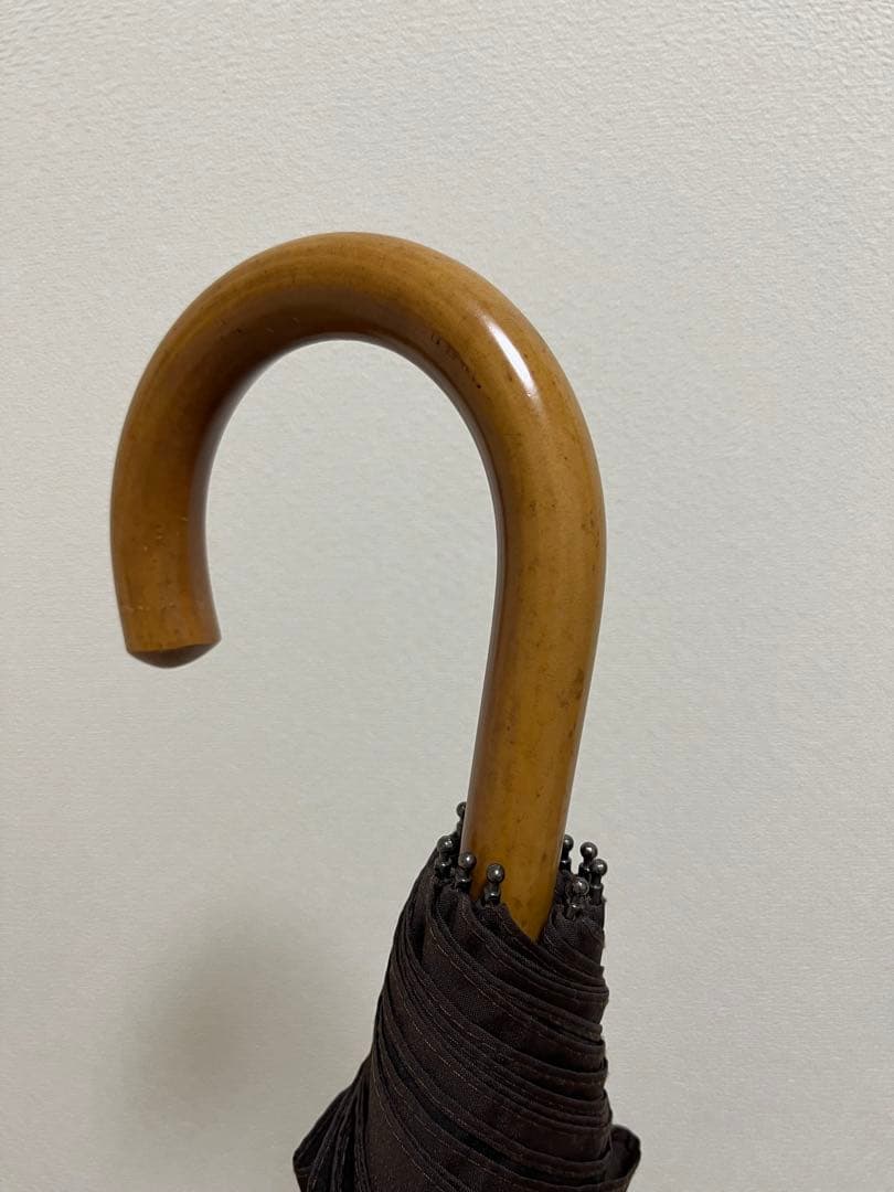 FOX UMBRELLAS 折りたたみ傘 ブラウン 藤