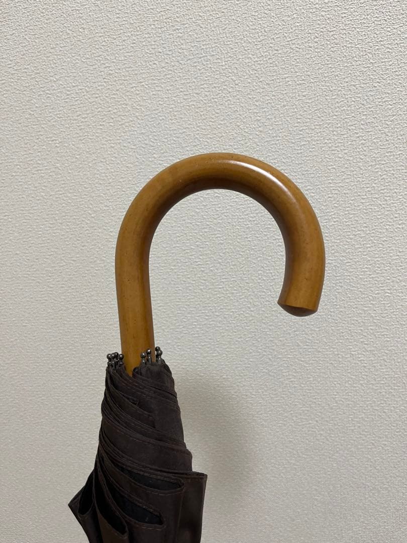 FOX UMBRELLAS 折りたたみ傘 ブラウン 藤