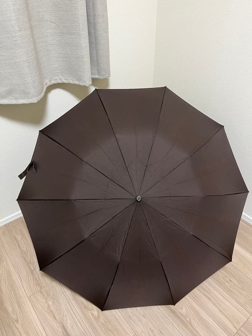 FOX UMBRELLAS 折りたたみ傘 ブラウン 藤