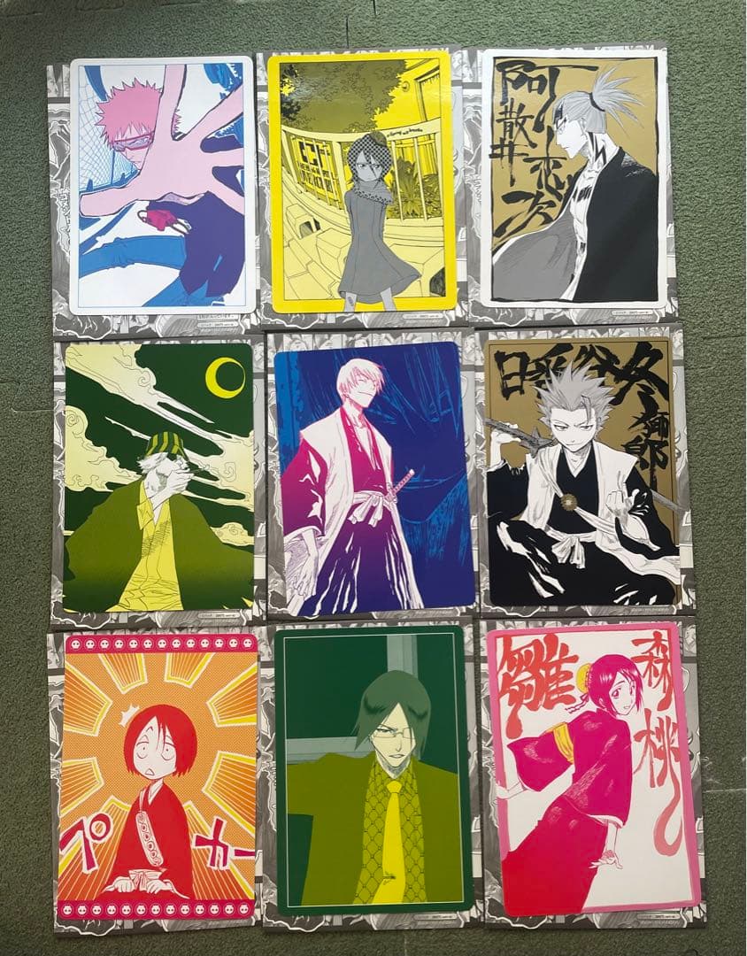 BLEACH トレーディング下敷き 19枚セット 青BOX ジャンプフェスタ