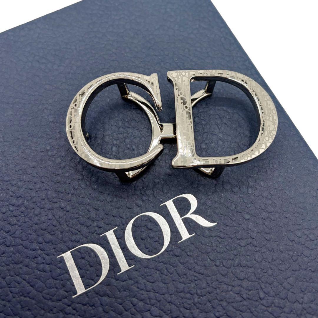 ⭐️美品⭐️クリスチャンディオール CD ICON オブリーク ベルトバックル
