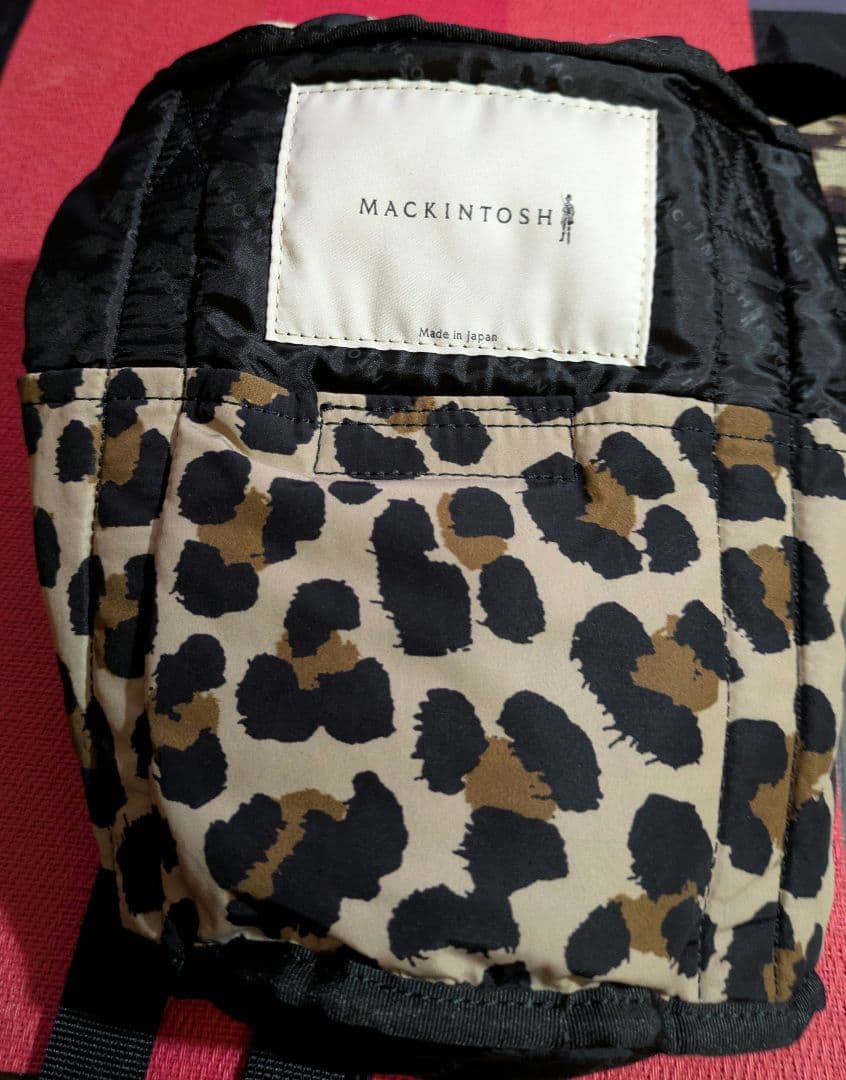 【極美品】MACKINTOSH × PORTER レオパードプリントバッグ