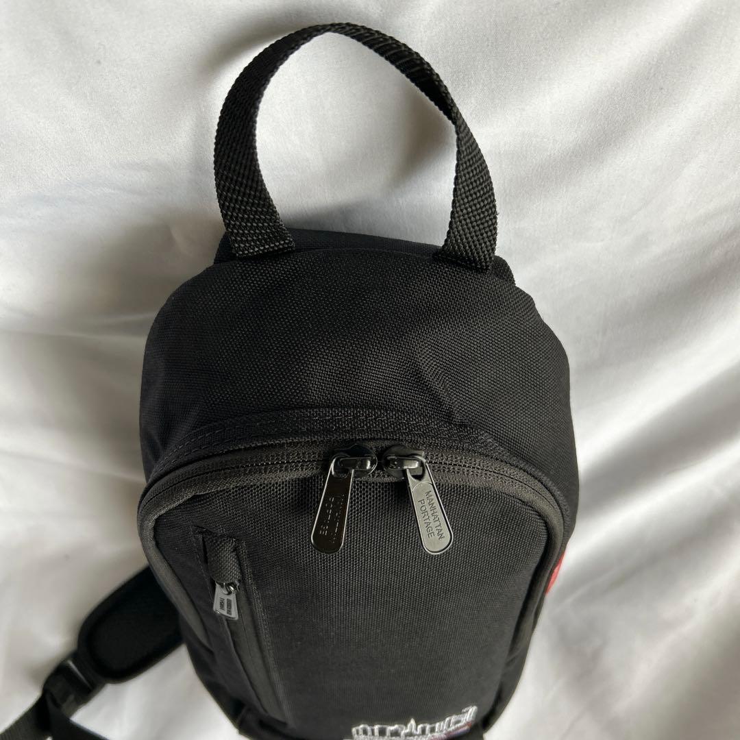 【極美品】マンハッタンポーテージ　JALオリジナル クロス ボディバッグ 黒