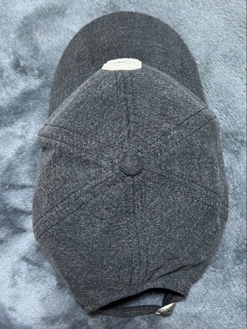 CELINE イニシャル ベースボールキャップ コットン グレー M 帽子