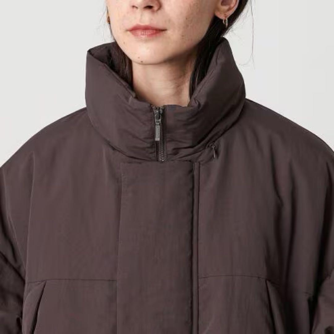 【WEB限定】ナイロン パデッド モンスターブルゾン はっ水　ブラウン