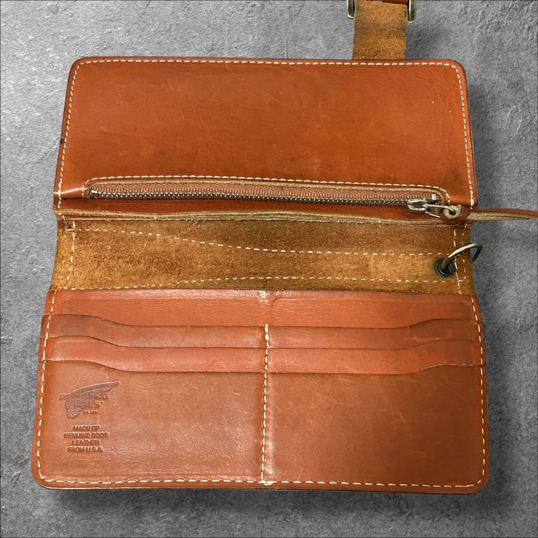 RED WING レッドウィング 本革 LEATHER 長財布 ロゴ刻印