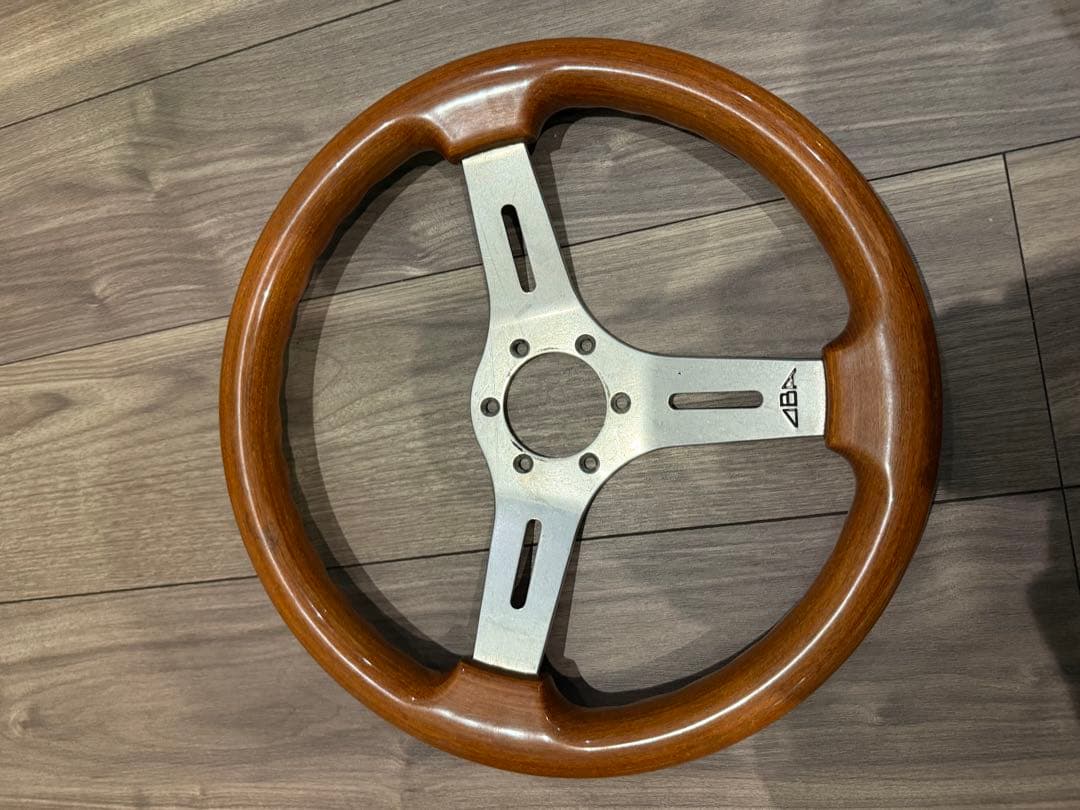 ステアリングホイール ウッド・アルミニウム