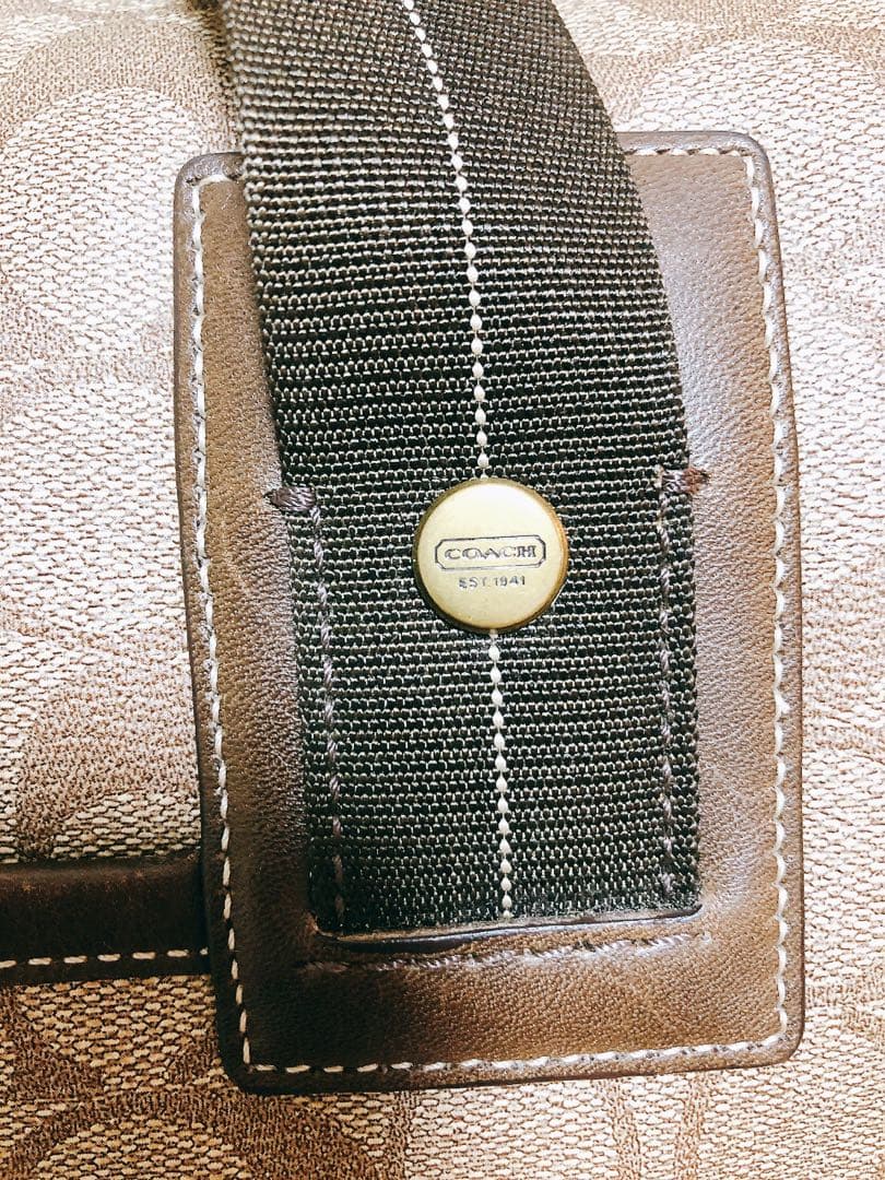 【 極美品・希少 】COACH コーチ 2way ボストンバッグ シグネチャー