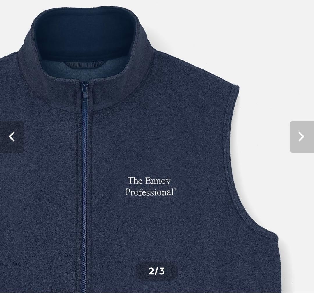 エンノイ　ENNOY PROFESSIONAL FLEECE VEST