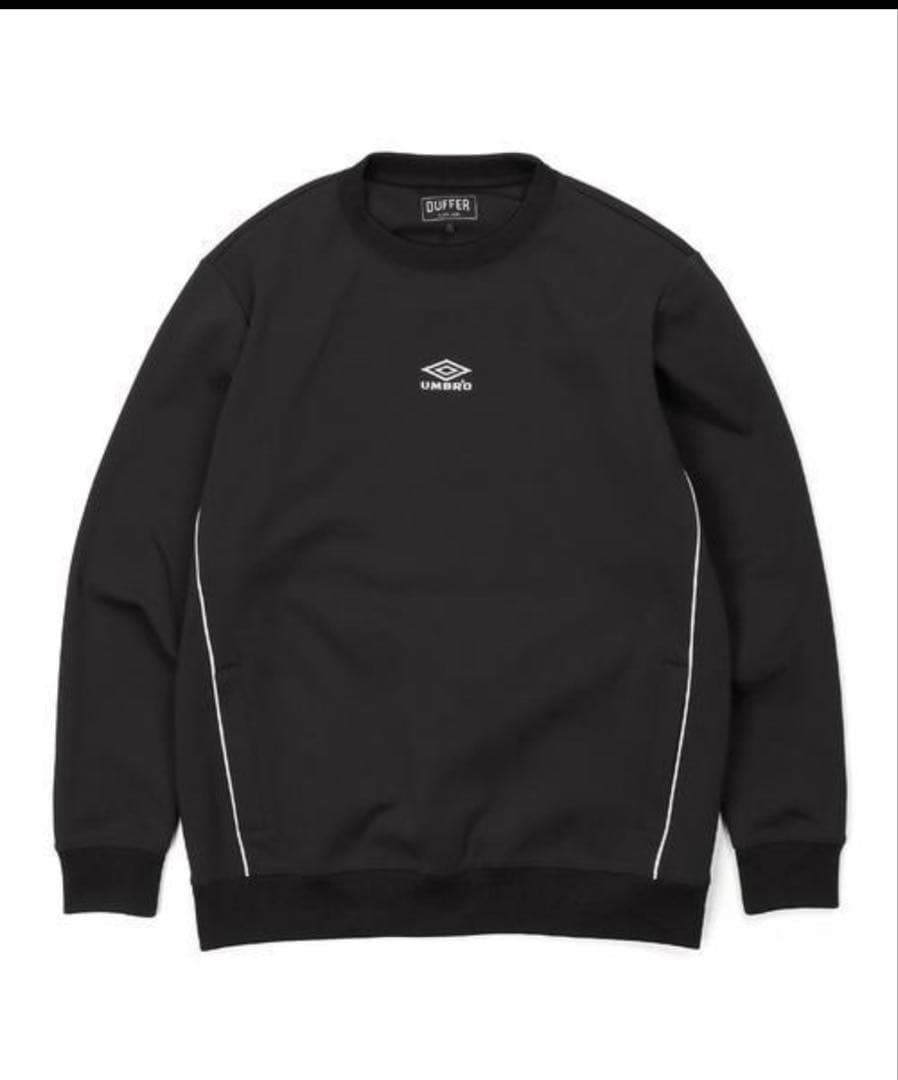 【美品】UMBRO×DUFFER黒アンブロxダファー セットアップ(OASIS)