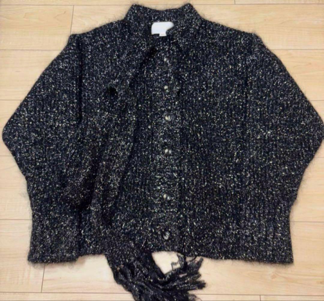 orimi sparkle knit blouson ニット