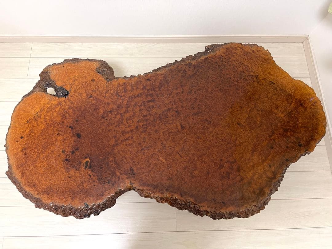 花梨 一枚板 テーブル 座卓 天然木 瘤 瘤杢 アンティーク