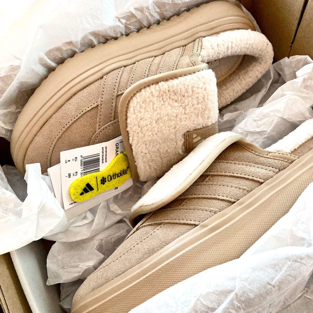 adidas GRAND COURT MULE Warm Sand（25）
