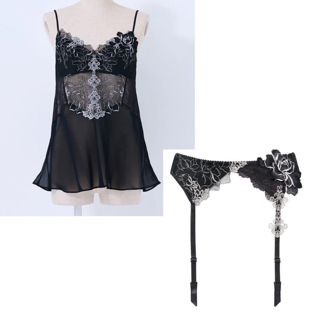 サルート キャミソールL＆ガーターベルトM