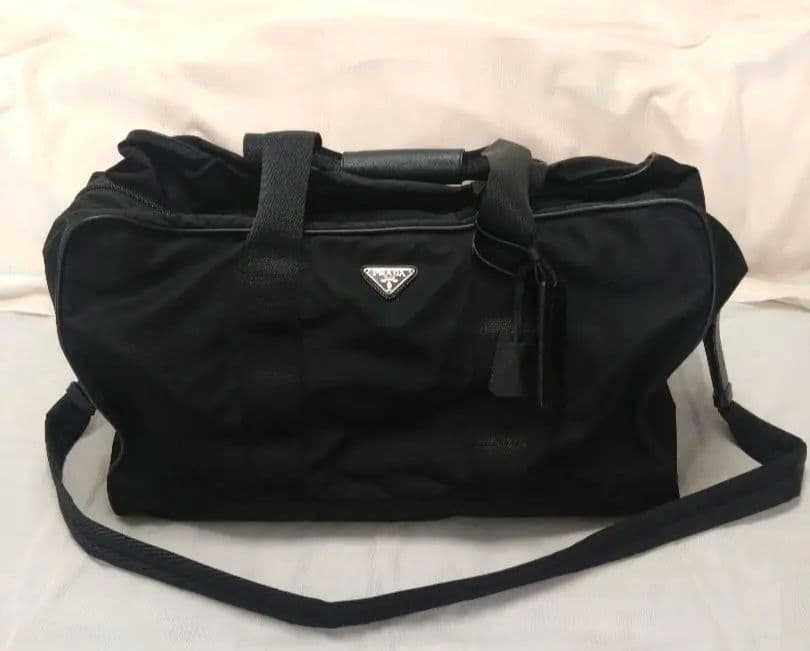 PRADA 黒 ナイロン ボストンバッグ