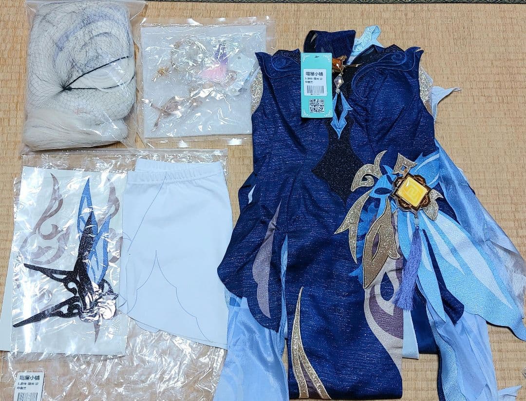 ウィッグ付 凝光 猫屋小舗 海灯祭 紗の幽蘭 コスプレ 衣装