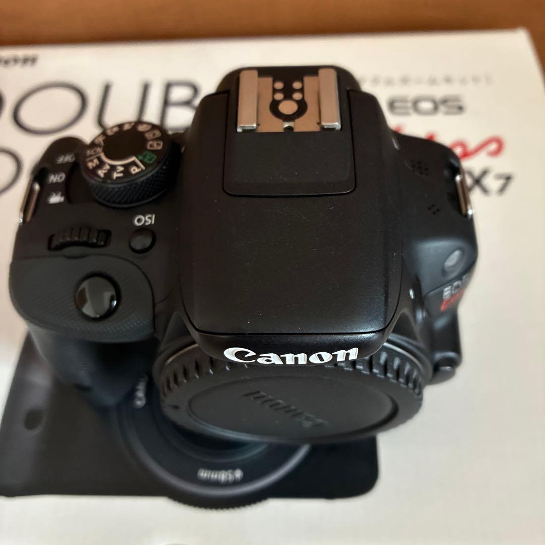 キャノン CanonEOSkissX7ダブルズームキット 美品
