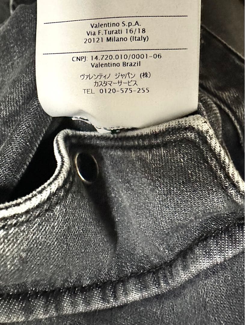 ユニセックス Valentino ヴァレンティノ　デニムシャツ　S-Mサイズ